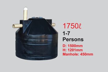 1750 litre septic tank