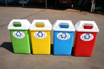 plastic recycling bin 50 litre