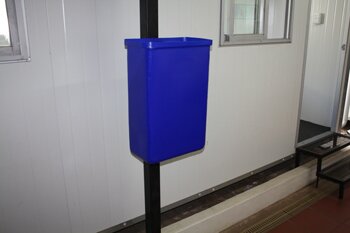 wall mounted bin 25 litre plastic