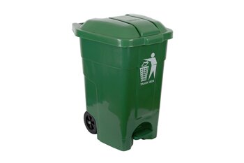 wheelie bin with pedal handsfree 70 litre