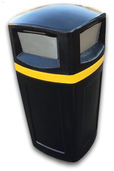 plastic rubbish bin 180 litre